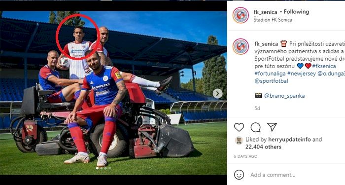 Efek Rekrut Egy Maulana Vikri, Followers Klub Slovakia Ini Terus Bertambah